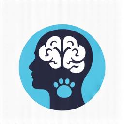 Illustratie van een brein en een hondenpoot